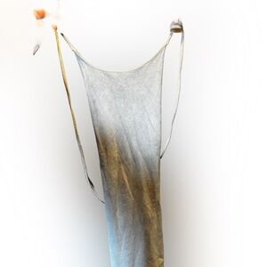 Baby Blue Suede Windsor Dress